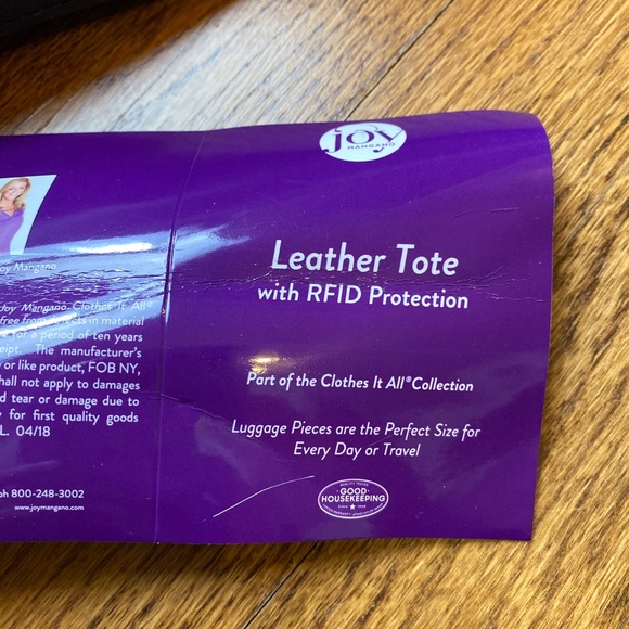 100% LEATHER Tote & Matching Satchel - Picture 7 of 11